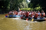 Erlebnispädagogik Bayerischer Wald Jugendherberge Frauenberg Haidmühle Schlauchbootfahrt